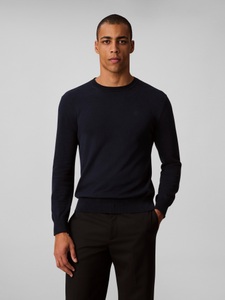 Calvin Klein Strickpullover »LS SUPIMA COTTON CREW 14GG«, Mit Rundhalsausschnitt