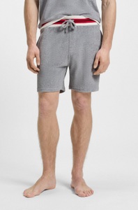 HUGO Underwear Sweatshorts »JAXON«, kontrastfarbene Details, Tunnelzug