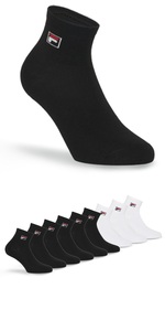 Fila Kurzsocken, (9er Pack), mit Logo-Schriftzug