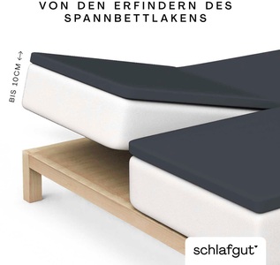 Schlafgut, Schlafgut Topper-fixleintuch 200/220 cm , Pure 5047S-00006000-305-556 , Grau , Textil , 200 cm , Jersey , Rundumgummi, bügelfrei, keine Sondergrössen, weich und anschmiegsam, perfekter Sitz , 003444035501, Schlafgut Topper-fixleintuch 200/220 cm , Pure 5047S-00006000-305-556 , Grau , Textil , 200 cm , Jersey , Rundumgummi, bügelfrei, keine Sondergrössen, weich und anschmiegsam, perfekter Sitz , 003444035501
