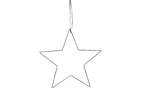 StarTrading, StarTrading - (Ø45cm) Weihnachts LED Deko Licht Stern Hängelampe - Warmweiss, Parforce Traditional Hunting Dekolicht »Trading Fensterhänger Mira«