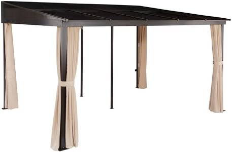 KONIFERA, KONIFERA Anbaupavillon »Hawaii«, (Set), BxT: 400x300 cm, KONIFERA Anbaupavillon »Hawaii«, (Set), BxT: 400x300 cm, Aluminiumgestell