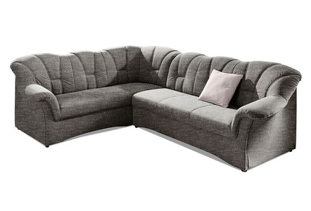 DOMO collection, DOMO collection Ecksofa, DOMO collection Ecksofa »Papenburg B/T/H: 242/190/84 cm L-Form«, wahlweise mit Bettfunktion, Langer Schenkel links oder rechts
