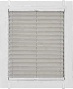 SUNLINES, sunlines Plissee »One Size Style Crepe«, blickdicht, ohne Bohren, verspannt, sunlines Plissee »One Size Style Crepe«, blickdicht, ohne Bohren, verspannt, Zubehörfarbe weiss, zum Klemmen