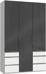 fresh to go, Fresh To Go Kleiderschrank »Level«, mit Glastüren, Wimex Kleiderschrank »Level by fresh to go«, mit vollflächigen Glastüren