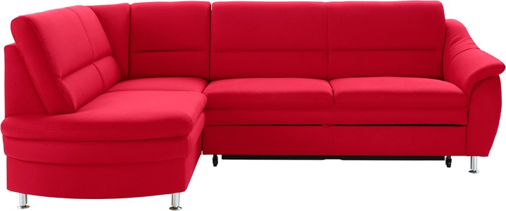 SIT&MORE, sit&more Ecksofa, sit&more Ecksofa »Cardoso L-Form«, mit Federkern, wahlweise mit Bettfunktion und Schubkasten