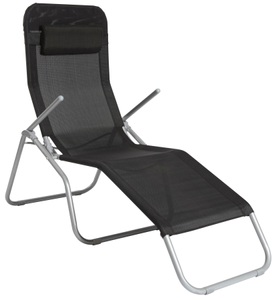 undefined, Wellnessliege »XXL«, Stahl/Textil, inkl. Kopfkissen, MERXX Gartenliege »XXL«, Stahl/Textil, inkl. Kopfkissen