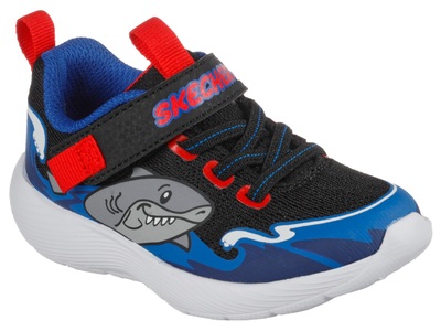 Skechers, Skechers Dyna Lite Shark Wave Jungen Sneaker Blau, 