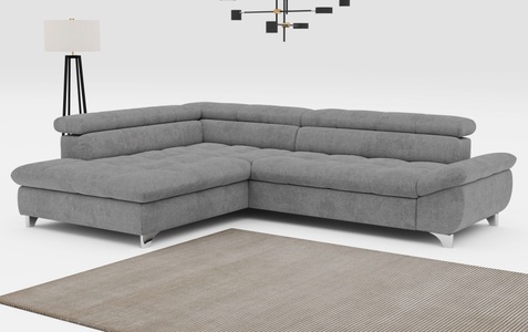 COTTA Ecksofa »Gemini L-Form«, mit Kopfteilverstellung, wahlweise mit Bettfunktion