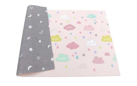 Baby Care, BABY CARE Spielmatte Happy Clouds 185x125 cm, BABY CARE Happy Clouds, 185 x 125 cm
