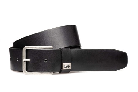 LEE, Small Logo Gürtel Herren Schwarz 90, Lee® Hüftgürtel »LEE Gürtel Small Logo Gurt«
