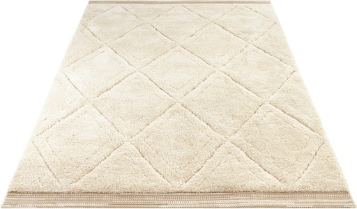 MINT RUGS, MINT RUGS Designteppich »Colin«, rechteckig, 22 mm Höhe, Hoch-Tief Struktur, sehr weicher Flor, Wohnzimmer, Schlafzimmer, Robust, Pflegeleicht, ringsum gekettelt, HANSE Home Designteppich »Colin«, rechteckig, 22 mm Höhe, Shaggy, Weich, Flauschig, Flokati, Hoch-Tief, Wohnzimmer, Schlafzimmer