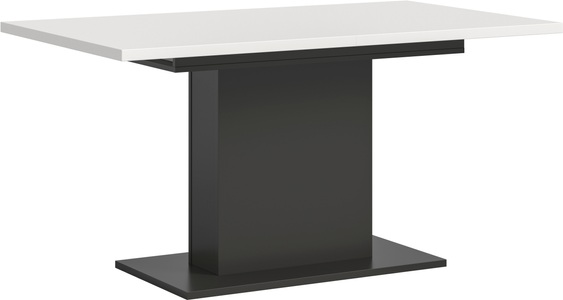 INOSIGN Esstisch »Motus, ausziehbar 150 -190 cm, inklusive 40 cm Einlegeplatte«, (Set, 1 St.), Säulengestell mit Bodenplatte, Tisch, Küchentisch, Esszimmer, Küche