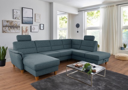 Home affaire Wohnlandschaft »Palmera«, Federkern, wahlweise mit Bettfunktion und mit/ohne Stauraum