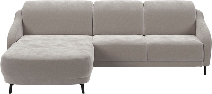 sit&more Ecksofa »Blues L-Form« wahlweise mit Klapptisch und USB