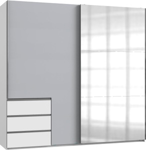 fresh to go, Fresh To Go Schwebetürenschrank »Level«, mit Schubkästen, Wimex Schwebetürenschrank »Level by fresh to go«, jeweils mit einer Spiegeltür