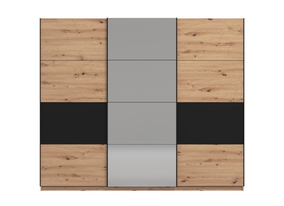 MY HOME, my home Schwebetürenschrank »Sardinia«, mit Spiegel, INOSIGN Schwebetürenschrank »Sardinia, Kleiderschrank mit Spiegel, Made in Europe«, viel Stauraum durch grosszügige Innenausstattung, 170 oder 262cm breit
