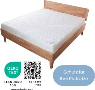 Jekatex, Jekatex Matratzenauflage »Unterbett Aloe Vera«, (1 St.), Jekatex Matratzenauflage »Aloe Vera«, Auflage 90x200 cm für Matratze mit Aloe Vera veredelt.