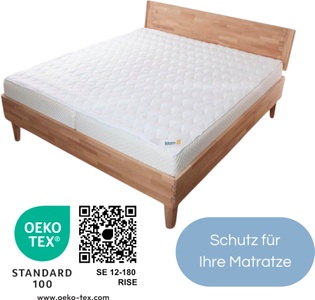 Jekatex, Jekatex Matratzenauflage »Unterbett Aloe Vera«, (1 St.), Jekatex Matratzenauflage »Aloe Vera«, Auflage 90x200 cm für Matratze mit Aloe Vera veredelt.
