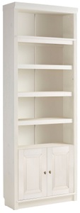 HOME AFFAIRE, Home affaire Bücherregal »Cliff«, in 2 Höhen, mit 2 Holztüren, Home affaire Bücherregal »Soeren«, aus massiver Kiefer, Höhe 220 cm, mit 2 Holztüren, viel Stauraum