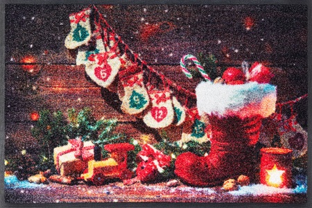 Kleen-Tex Fussmatte »Advent Season«, rechteckig, 7 mm Höhe, Schmutzfangmatte, In- und Outdoor geeignet, waschbar