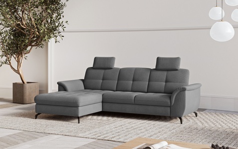 sit&more Ecksofa »Zora L-Form«, wahlweise mit Bettfunktion und Bettkasten