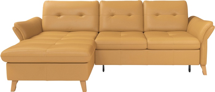 sit&more Ecksofa »Göteborg«, Sitztiefenverstellung und Federkern, wahlweise mit Bettfunktion