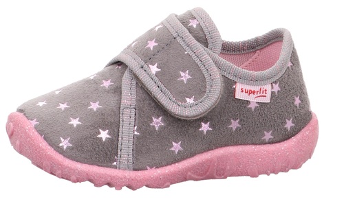 Superfit, Superfit Hausschuh »SPOTTY«, Superfit Hausschuh »SPOTTY WMS: Mittel«, Klettschuh, Kindergarten Schuh mit süssem Motiv