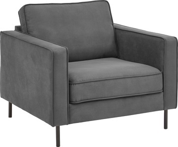ATLANTIC HOME COLLECTION, ATLANTIC home collection Sessel, Sessel im skandinavischem Stil, ATLANTIC home collection Sessel »Weston«, im skandinavischem Stil, mit Wellenunterfederung