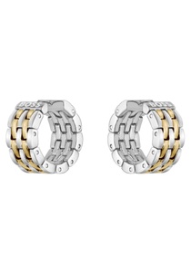 Boss, Ohrringe Damen Zweifarbig 20mm, BOSS Paar Creolen »Schmuck Edelstahl Ohrschmuck Ohrringe ISLA«
