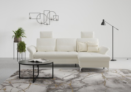 INOSIGN, INOSIGN Ecksofa »Palm Beach«, Federkern, mit Sitztiefenverstellung, wahlweise mit Bettfunktion, Bettkasten und Armteilverstellung, INOSIGN Ecksofa »Palm Beach L-Form«, Federkern, mit Sitztiefenverstellung, wahlweise mit Bettfunktion