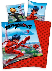 Kinderbettwäsche »Miraculous«, mit tollem Ladybug- und Cat Noir-Motiv