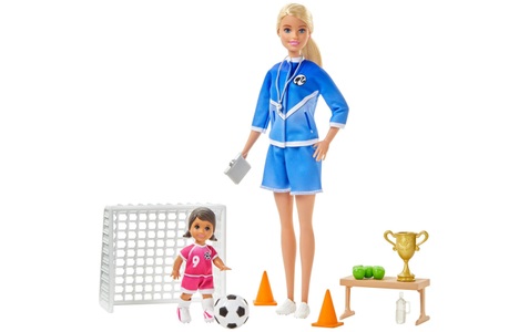 Barbie, Barbie Spielset Fussballtrainerin, 