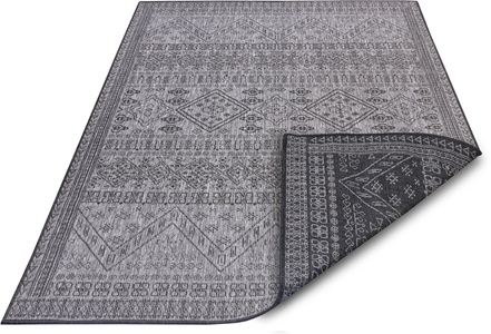 NORTHRUGS, NORTHRUGS Teppich »Doha«, rechteckig, 5 mm Höhe, In- und Outdoor Teppich, Wendbar, gekettelt, strapazierfähig, pflegeleicht, Wohnzimmer, Balkon, Garten, in der EU Hergestellt, NORTHRUGS Teppich »Doha«, rechteckig, 5 mm Höhe, Wendbar, gekettelt, strapazierfähig, pflegeleicht, in EU hergestellt