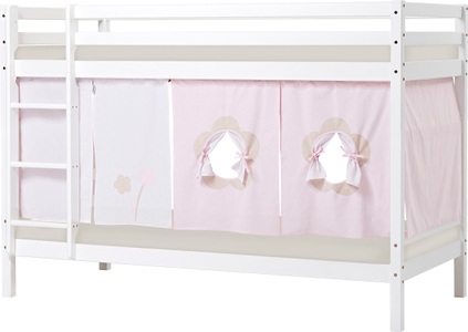 Hoppekids, Hoppekids Etagenbett, Liegefläche 90x200 cm, mit Textilset und wahlweise mit Matratze, 