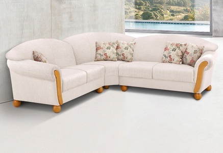HOME AFFAIRE, Home affaire Ecksofa »Milano«, gleichschenklig, Home affaire Ecksofa »Milano, L-Form«, gleichschenklig