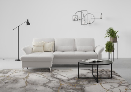 INOSIGN, INOSIGN Ecksofa »Palm Beach«, Federkern, mit Sitztiefenverstellung, wahlweise mit Bettfunktion, Bettkasten und Armteilverstellung, INOSIGN Ecksofa »Palm Beach L-Form«, Federkern, mit Sitztiefenverstellung, wahlweise mit Bettfunktion
