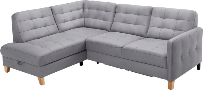 exxpo - sofa fashion, exxpo - sofa fashion Ecksofa »Elio«, wahlweise mit Bettfunktion und Bettkasten, in vielen Bezugsqualitäten, exxpo - sofa fashion Ecksofa »Elio, kompakt & bequem, zeitloses Design, Breite 228cm, L-Form« wahlweise mit Bettfunktion und Bettkasten