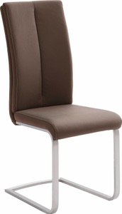 Mca furniture, Mca Furniture - Stuhl (Freischwinger) 42 x 104 x 61 cm - braun, MCA furniture Freischwinger »Paulo 2«, (Set), 4 St., Kunstleder, Stuhl belastbar bis 120 kg
