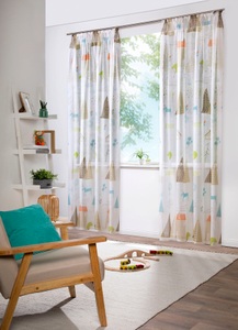 Weckbrodt, Weckbrodt Vorhang »Lukas«, (1 St.), Gardine, Kindergardine, Leinen, Kindermotiv, halbtransparent, Weckbrodt Vorhang »Lukas«, (1 St.), Gardine, Kindergardine, Leinen, Kindermotiv, halbtransparent, Store