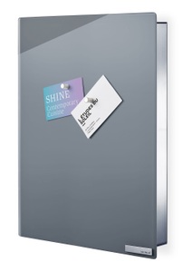 Blomus, Blomus Velio Schlüsselkasten mit Magnettafel grau, 