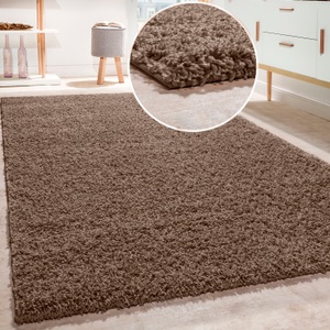 PACO HOME, Teppich, »Twister 500«, Paco Home, rechteckig, Höhe 45 mm, Paco Home Teppich »Twister 500«, rechteckig, 44 mm Höhe, Uni Hochflor Shaggy mit hoher Fadendichte