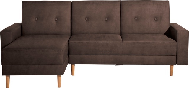 MAX WINZER, Max Winzer® Ecksofa »Just Chill«, Schlafsofa mit Recamiere, mit Rückenverstellung, Max Winzer® Ecksofa »Just Chill kubisches Schlafsofa im skandinavischen Stil, bequem«, Recamiere links oder rechts montierbar, mit Rückenverstellung