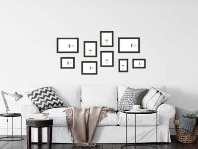 ANDAS, andas Bilderrahmen-Set »Bilderrahmen 9er«, (Set, 9 St., 2x 21x30 (DIN A4) + 4x 15x20 (DIN A5) + 2x 10x15 + 13x18 cm), andas Bilderrahmen-Set »Bilderrahmen 10er«, (Set, 10 St., 2x 21x30 (DIN A4) + 4x 15x20 (DIN A5) + 2x 10x15 + 2x 13x18 cm)