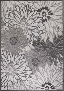 Sanat Teppich »Floral 2«, rechteckig, 6 mm Höhe, In- und Outdoor geeignet, florales Design, Balkon, Terasse