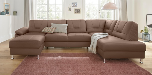 exxpo - sofa fashion, exxpo - sofa fashion Wohnlandschaft, wahlweise mit Bettfunktion, 