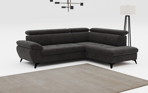 COTTA Ecksofa »Hudson L-Form«, mit Kopfteilverstellung, wahlweise mit Bettfunktion & Bettkasten