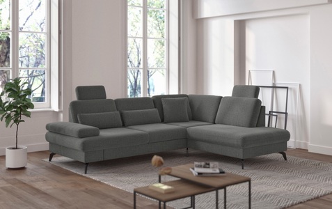 sit&more Ecksofa »Morris L-Form inkl. Sitztiefenverstellung«, wahlweise mit Bettfunktion, Bettkasten und Armteilverstellung