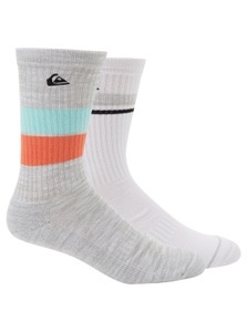 QUIKSILVER, Quiksilver Socken »2 Pack Jacquard«, Quiksilver Socken »2 Pack Jacquard«