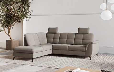sit&more Ecksofa »Zora L-Form«, wahlweise mit Bettfunktion und Bettkasten